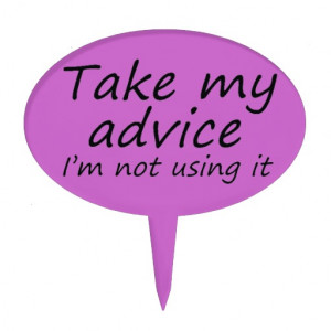 Funny quotes caketoppers humor novelty joke gifts oval cake picks