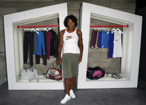 Serena survives, launches Nike Fall 2008 collection