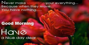 Red rose good morning quotes