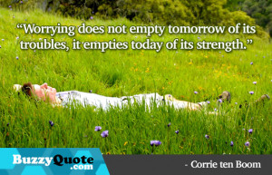 Quotes about Worrying by BuzzyQuote