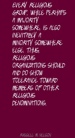 Religious Tolerance Image Quotation #5 - QuotationOf . COM