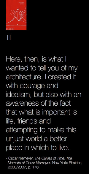 Oscar Niemeyer Quote