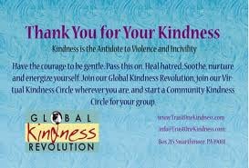 Thank You For Your Kindness ~ Kindness Quote