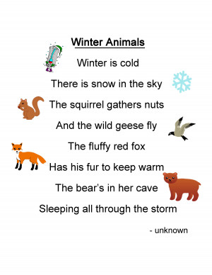 Winter Animals Lesson Plan