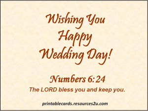 Wishing You Happy Wedding Day!