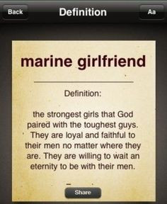 Being a marine girlfriend is not an easy job, but it's definitely ...