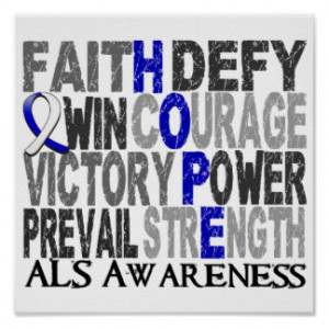 Als Awareness Posters & Prints