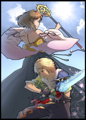 Tidus And Yuna Fire Spirited