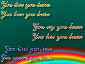 You Learn - Alanis Morissette Song Lyric Quote in Text Image
