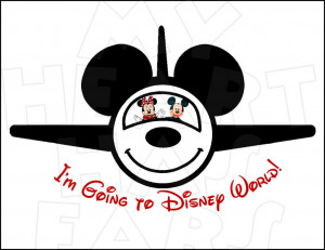 going to Disney World Airplane with Mickey and Minnie INSTANT ...