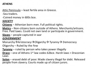 Athens vs Sparta Chart