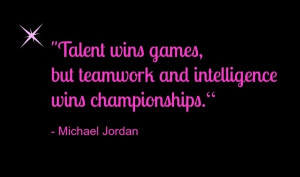 Teamwork, quotes, sayings, winner, michael jordan