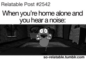 ... gif gifs cartoon Scared courage home alone relatable so relatable