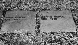 The graves of Hans & Sophie Scholl
