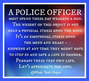 Let's appreciate our cops.