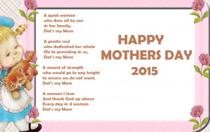 cute mother s day 2015 celebration poems rhymes best saying lines in ...