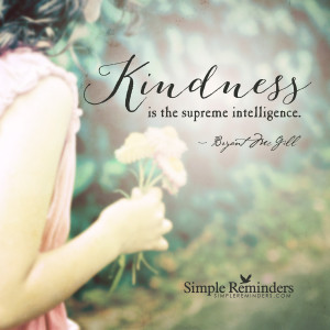 kindness is the supreme intelligence kindness is the supreme ...