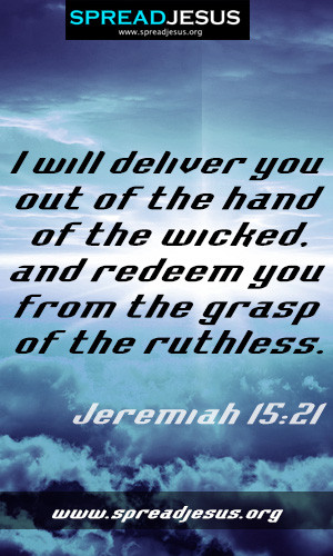 ... WALLPAPERS,FACEBOOK TIMELINE COVERS,BIBLE QUOTES IMAGES-Jeremiah 15:21