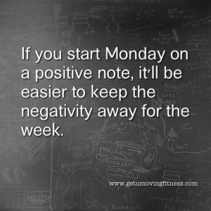 Motivational Monday...Avoid Negativity