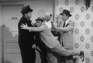 Abbott and Costello always got in trouble with Mr. Fields or Mike the ...