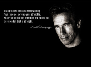 Motivational inspirational quotes Arnold Schwarzenegger Art silk sport ...