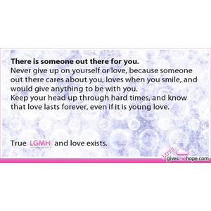 LoveGivesMeHope - Stories That Make You Go 