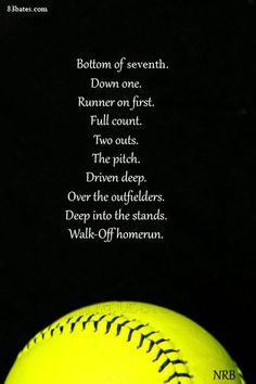 this a softball but softball quotes in threads 006 print