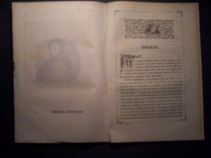 Cesare Bonesana Beccaria Ritratto con estratto 1860: cesare beccaria