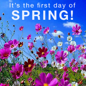 Its the first day of spring