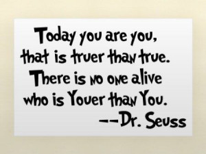 Amazon.com: Dr seuss Today you are you wall art vinyl decals stickers ...