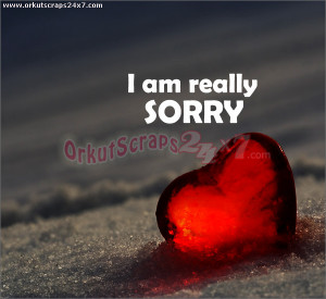 Am Really Sorry ”