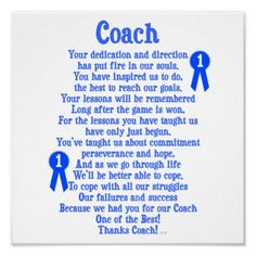 ... coach more quotes gifts ideas cheer softball baseball coach poems