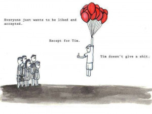 tim doesn't give a shit
