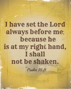 The Lord is my strength