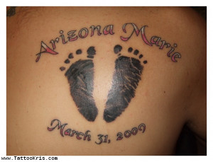 Baby Footprint Tattoo Quotes 1