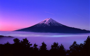 fuji mountain in japan