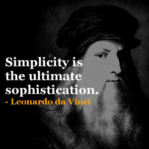 Leonardo da Vinci Inspirational quotes