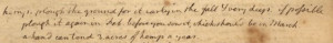 Thomas Jefferson's Farm Book, 1774-1824, page 95. Click for full page.