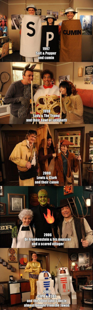 Marshall, Lily and Ted Halloween costumes - How I Met Your Mother. # ...