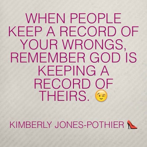 Kimberly Jones-Pothier Words of Wisdom