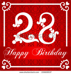 Happy 28th Birthday Cards Happy birthday card with