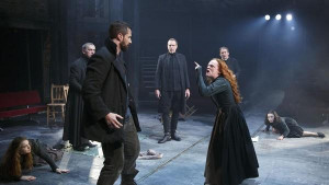 Front: Richard Armitage and Natalie Gavin in 'The Crucible'