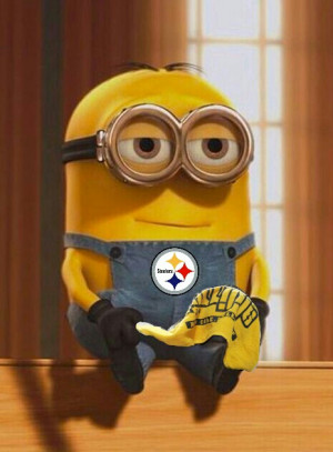 PITTSBURGH STEELERS~Minion loves Steelers Lisa Almond Martin ...