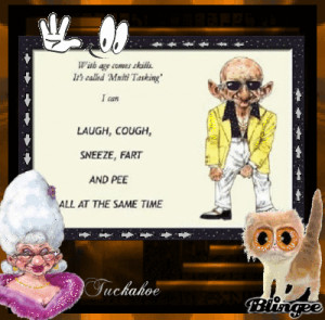 AGE COMES SKILLS, IT'S CALLED 