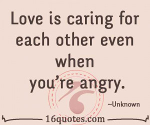 Love is caring quotes