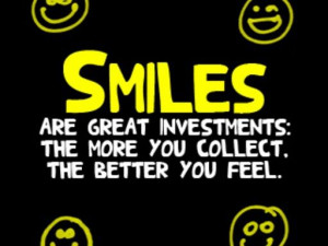 Smile, it makes a difference