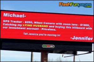 ... : cheating husband , funny billboards , funny pictures , funny signs