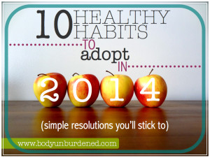 10 simple healthy habits to adopt in the new year