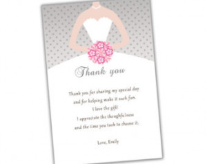 Thank You Letter for Wedding