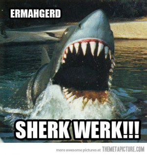 Funny photos funny shark attack mouth teeth